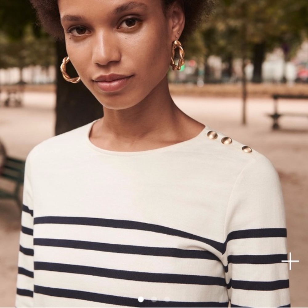 Loic Striped Jersey Top - Sézane
